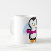 Pinguin-Herz Kaffeetasse (Vorderseite Links)