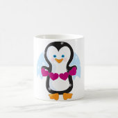 Pinguin-Herz Kaffeetasse (Mittel)