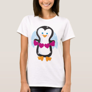 Pinguin-Herz T-Shirt