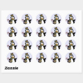 Pinguin Holiday Stickers (Blatt)