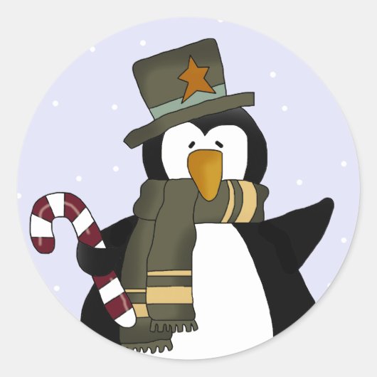 Pinguin Holiday Stickers (Vorderseite)