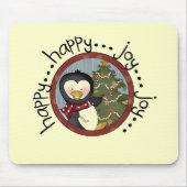 Pinguin Holiday T - Shirt und Geschenke Mousepad (Vorne)