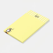 Pinguin-Hummel Post-it Klebezettel (angewinkelt)
