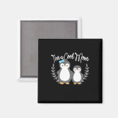 Pinguin I bin eine Coole Mama Magnet (Vorderseite/Rückseite)