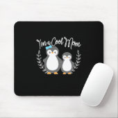 Pinguin I bin eine Coole Mama Mousepad (Mit Mouse)