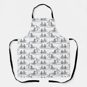 Pinguin Iceberg Party All Over Print Schürze