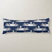 Pinguin Iceberg Party Body Pillow (Marine) Seitenschläferkissen (Vorderseite)