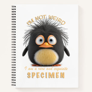 Pinguin ich bin nicht sonderlich seltsam, ich bin  notizblock