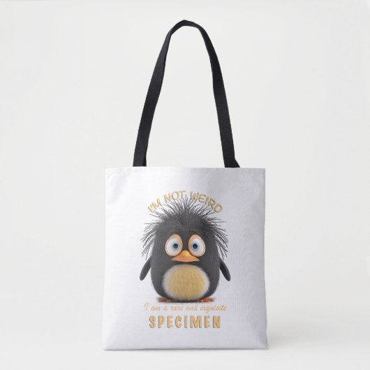 Pinguin ich bin nicht sonderlich seltsam, ich bin tasche (Vorderseite)