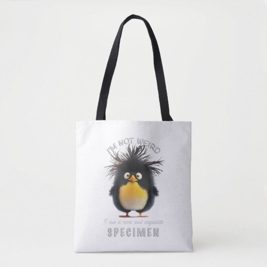 Pinguin ich bin nicht sonderlich seltsam, ich bin  tasche (Vorderseite)