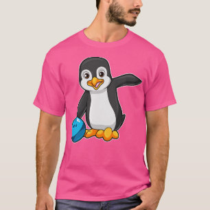 Pinguin im Bowling mit Bowlingball 1 T-Shirt