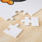 Pinguin im Bowling mit Bowlingball Puzzle (Seite)