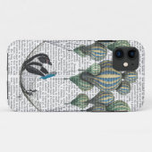 Pinguin im Hängematten-Ballon Case-Mate iPhone Hülle (Rückseite (Horizontal))