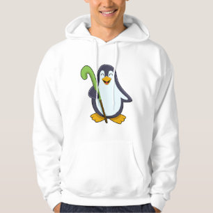 Pinguin im Hockey mit Hockey-Schläger Hoodie