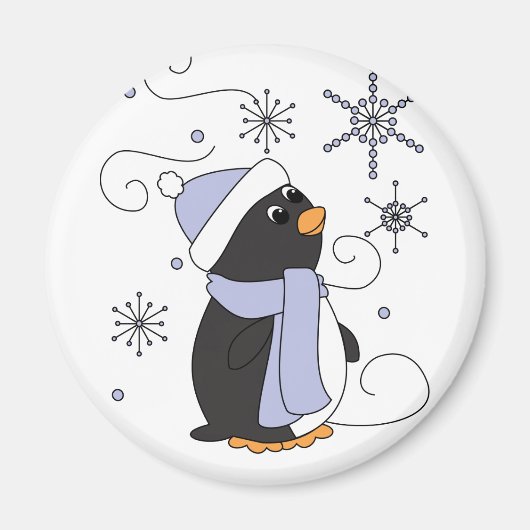 Pinguin in Awe Magnet (Vorne)
