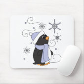 Pinguin in Awe Mousepad (Mit Mouse)