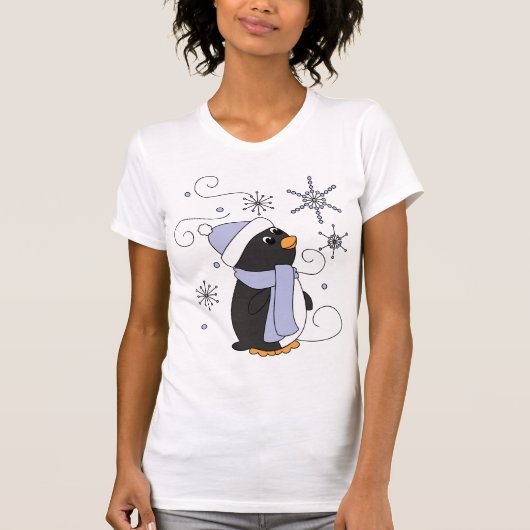 Pinguin in Awe T-Shirt (Vorderseite)
