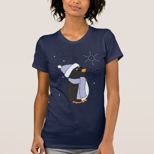 Pinguin in Awe T-Shirt (Vorderseite)