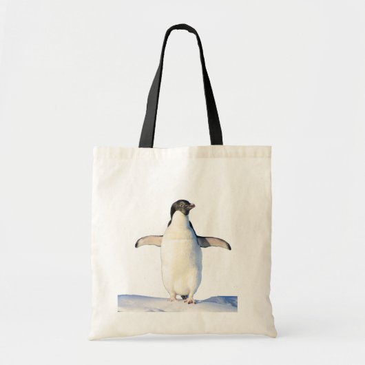 Pinguin in der Schnee-Tasche Tragetasche (Vorne)