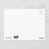 Pinguin in Ghost Costume Trick oder Trete Postkarte (Rückseite)