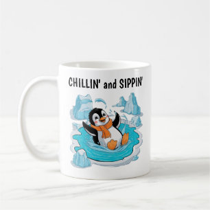 Pinguin in Ice Kaffeetasse