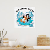 Pinguin in Ice Poster (Küche)