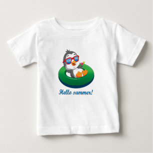 Pinguin in Kroatien Baby T-shirt