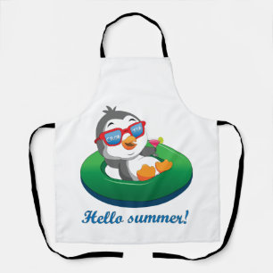 Pinguin in Kroatien Schürze