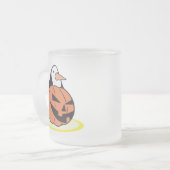 Pinguin in Kürbis Mattglastasse (Vorderseite Links)