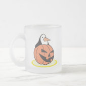 Pinguin in Kürbis Mattglastasse (Links)