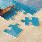 Pinguin in Smoking - Eiskalender Puzzle (Seite)