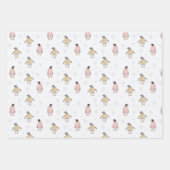 Pinguin in Sweaters Wrapping Paper Set 3 Geschenkpapier Set (Vorderseite)
