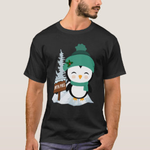 Pinguin ist im Nordpol-Pinguin verloren T-Shirt