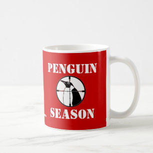 Pinguin-Jahreszeit Kaffeetasse