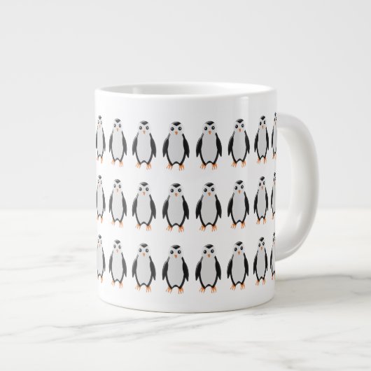 Pinguin Jumbo-Tasse (Vorderseite Rechts)
