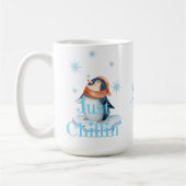 Pinguin Just Chillin wie ein Schurke Kaffeetasse (Links)
