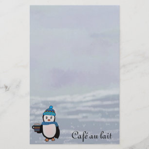Pinguin-Kaffeepause-Briefpapier Briefpapier