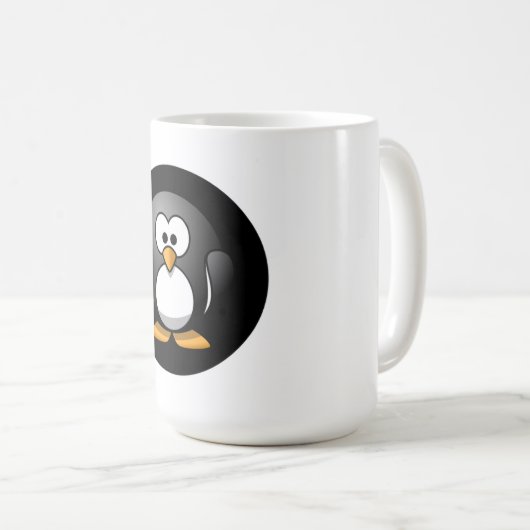 Pinguin Kaffeetasse (VorderseiteRechts)