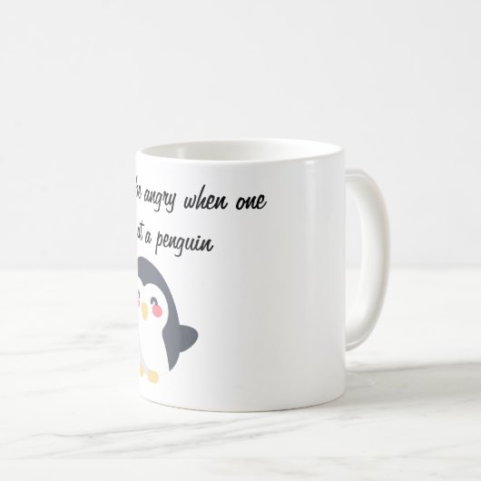 Pinguin kaffeetasse (VorderseiteRechts)
