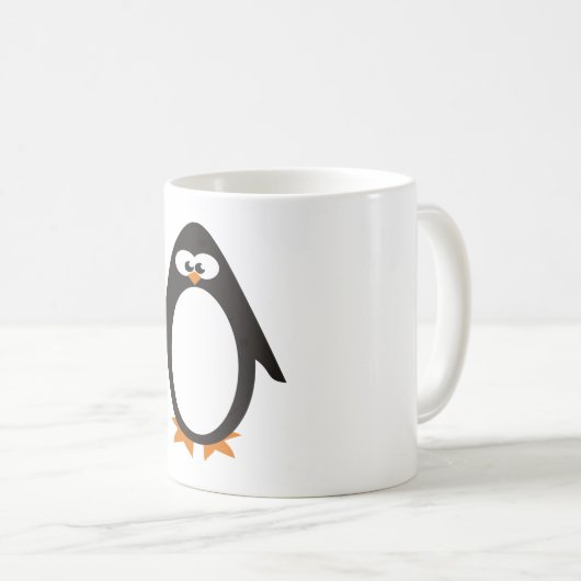 Pinguin Kaffeetasse (VorderseiteRechts)