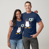 Pinguin-Kaffeetasse T-Shirt (Unisex)