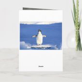 Pinguin Karte (Rückseite)