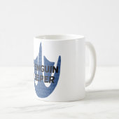 Pinguin Keeper Foot Print Kaffeetasse (VorderseiteRechts)