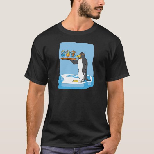 Pinguin-Kellner T-Shirt (Vorderseite)