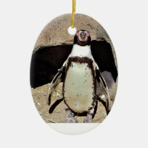 Pinguin Keramik Ornament