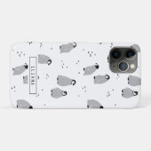 Pinguin-Kick-Muster des Imperiums Case-Mate iPhone Hülle (Rückseite (Horizontal))