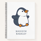 Pinguin Kid Notizblock (Vorderseite)