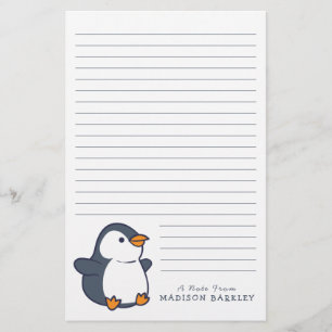 Pinguin-Kinder-Adorable Briefpapier