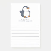 Pinguin-Kinder-Adorable Post-it Klebezettel (Vorderseite)