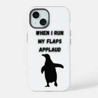 Pinguin klatscht unangemessen peinlich